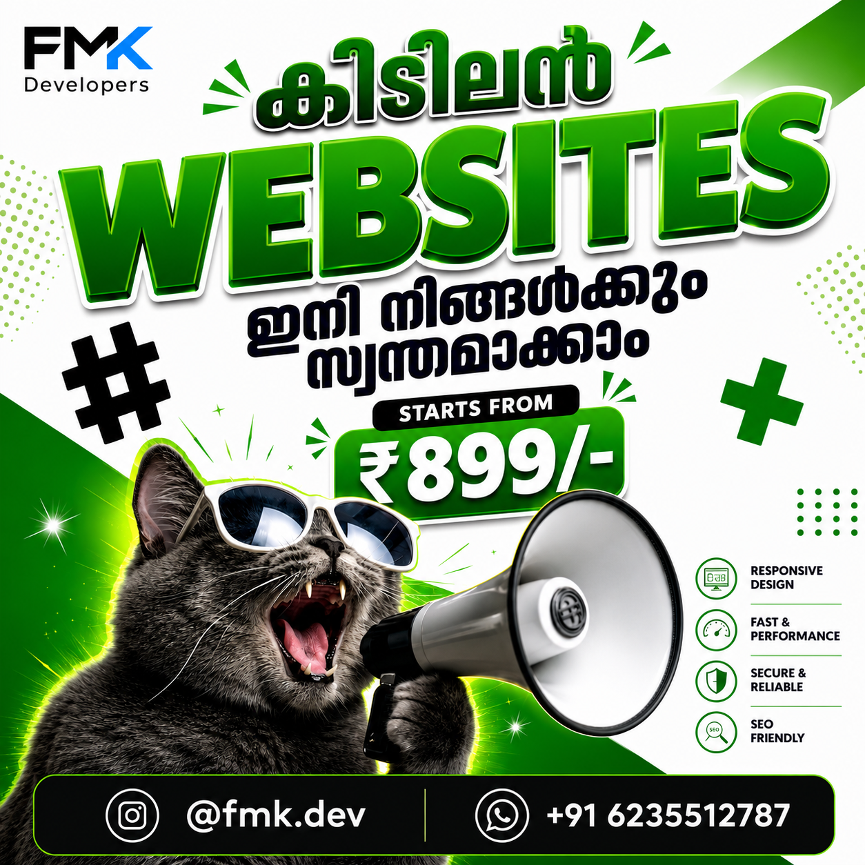 FMK Developers affordable website poster